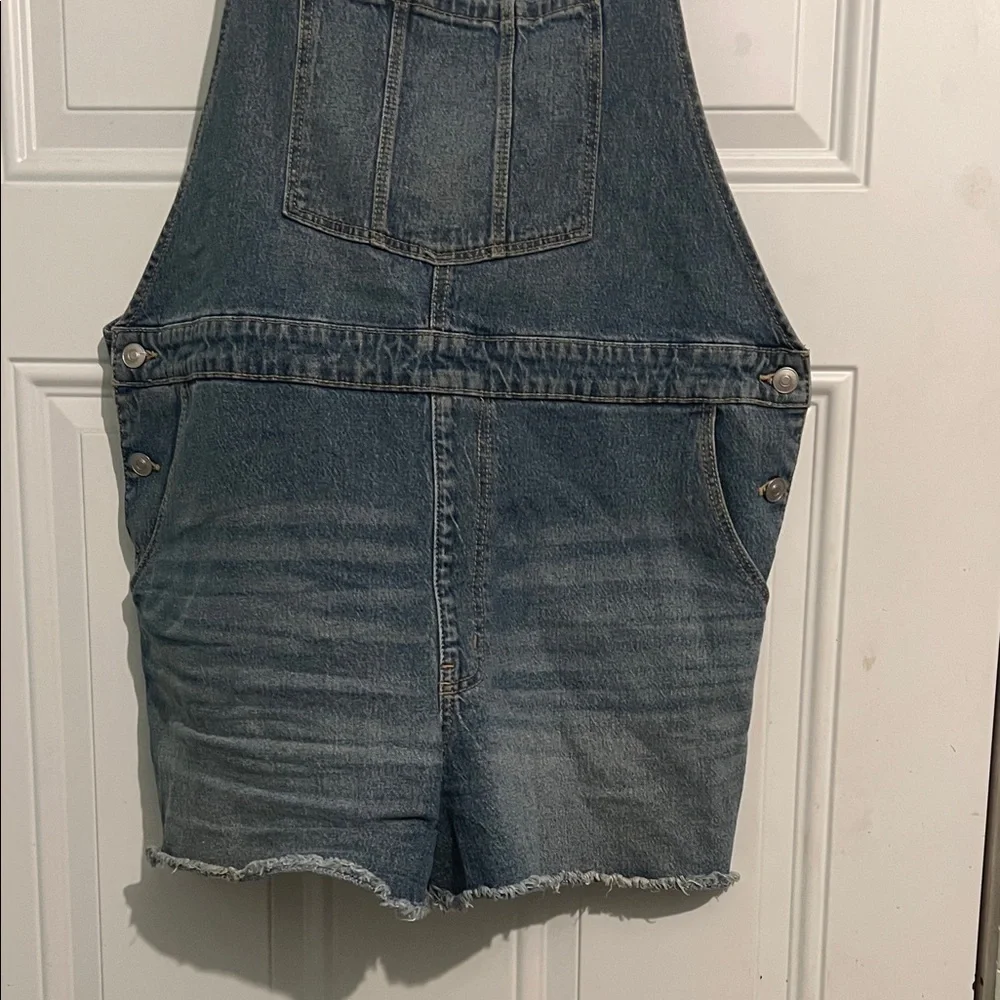 NOBO Blue Denim Women's Overalls with Front Bib Pocket